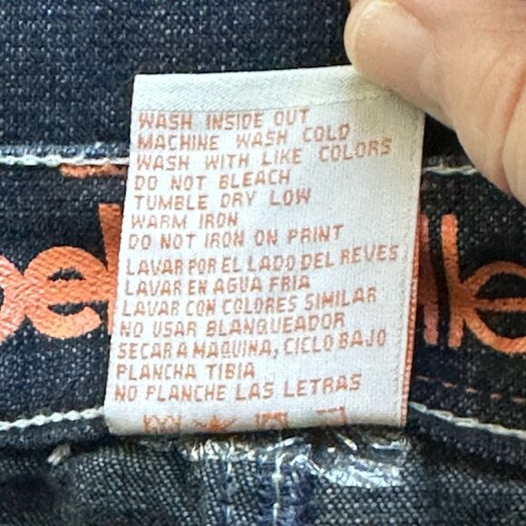 Pellepelle Vintage Skull Jeans Size Y12 Baggy Skater Grunge Y2K - Picture 15 of 15